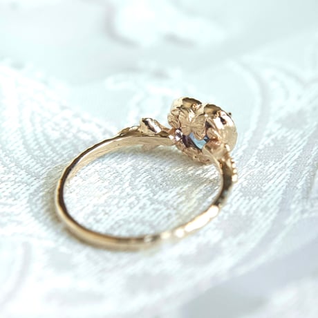 admired heart tanzanite ring