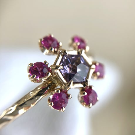 tiny twig spinel ring