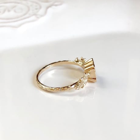 asymmetrical sapphire ring