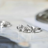 ［Pt900］petite butterfly dance ring