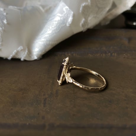 germinate bloodshot iolite ring