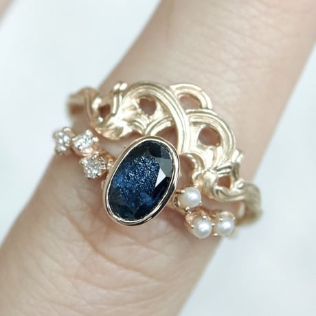 starry sky ring