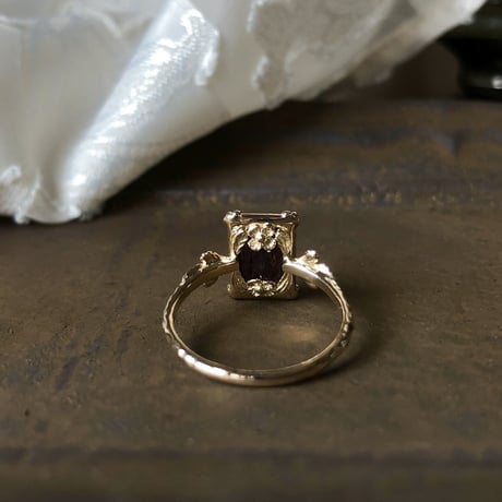 germinate bloodshot iolite ring