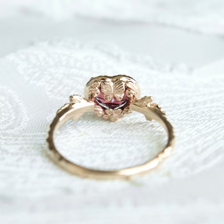 admired heart ring -S-