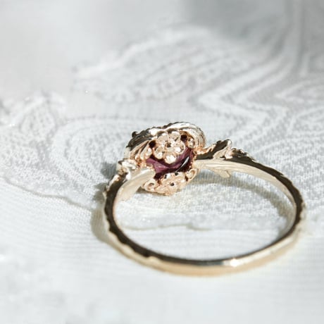 admired heart ring -S-