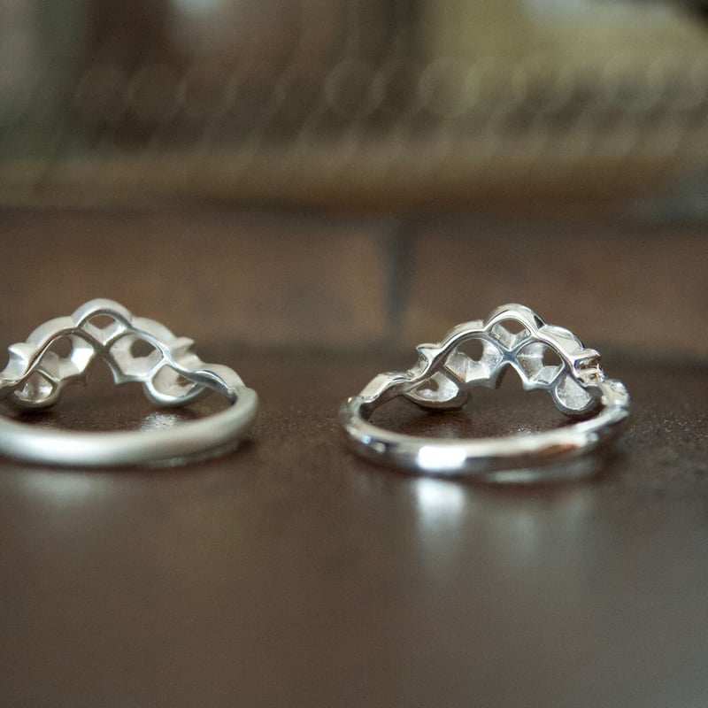 K18ティアラのようなリング K18］arabesque tiara ring | gisele