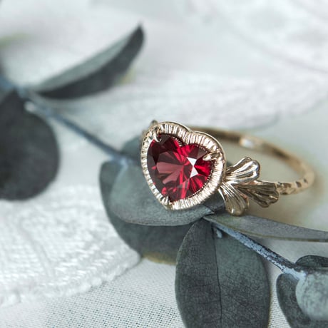 admired heart ring -M-