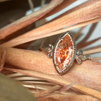 germinating sunstone ring
