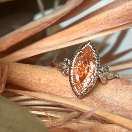 germinating sunstone ring