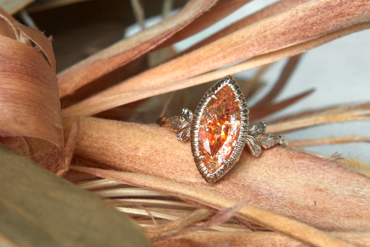 germinating sunstone ring | gisele
