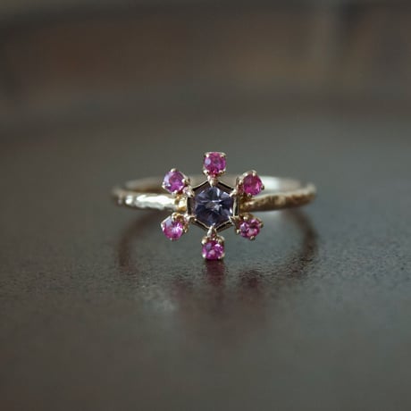 tiny twig spinel ring
