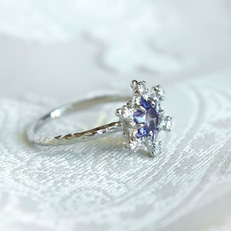 snow star tanzanite ring