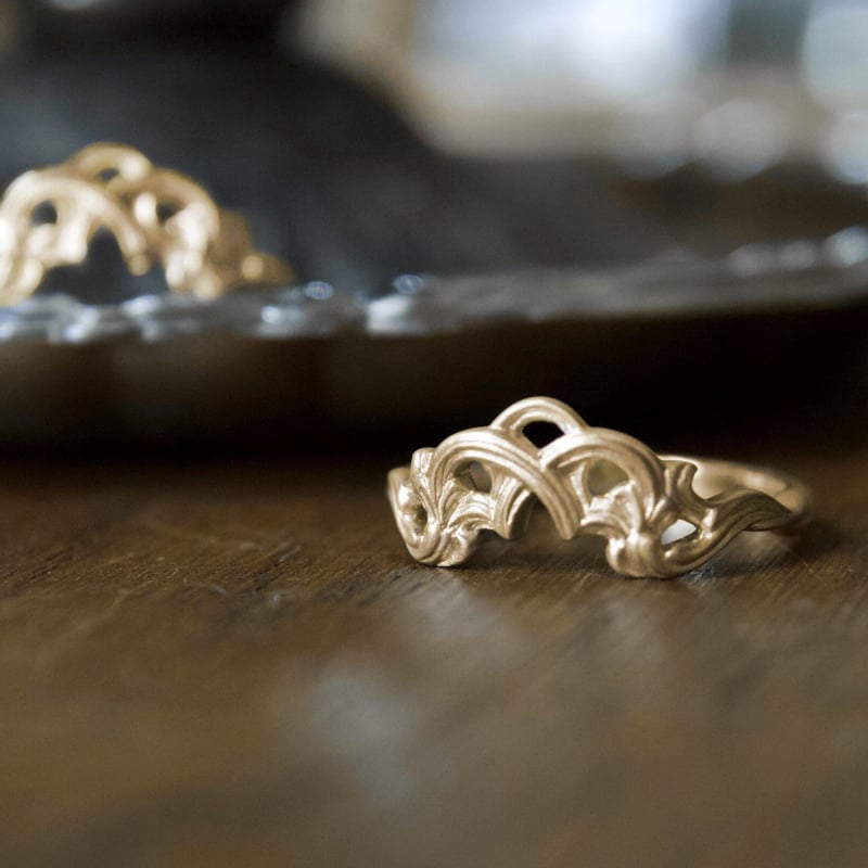 【 アガデスクロス八角飾皿 】　トゥアレグクロス彫金壁掛　アルジェリア骨董　僅少 K10］arabesque tiara ring | gisele