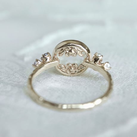 hydrangea labradorite ring
