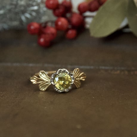romantic bloom sphene ring