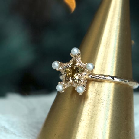 brightest star yellow zoisite ring