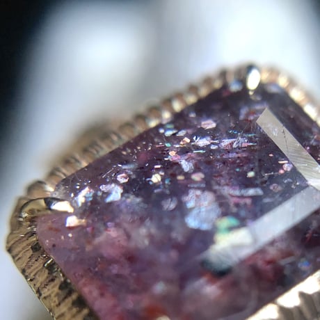 germinate bloodshot iolite ring