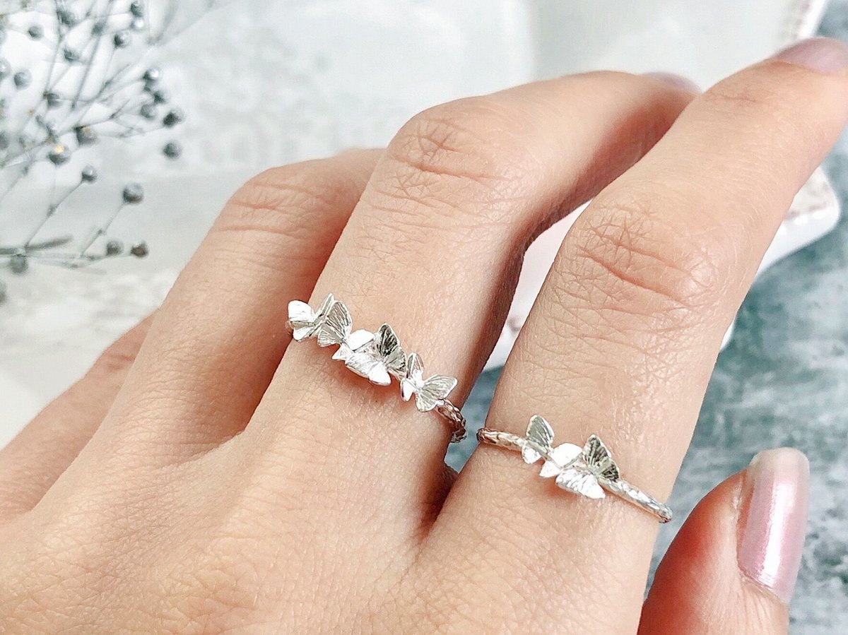 SV925］petite butterfly dance ring | gisele