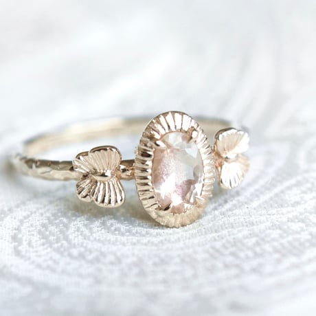 little guardians oregon sunstone ring -oval-