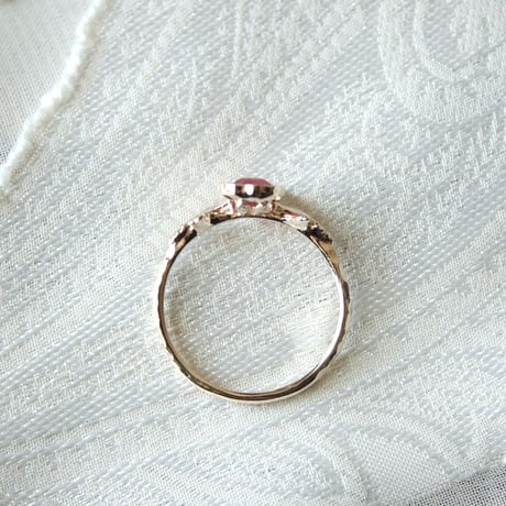germinate rhodonite ring
