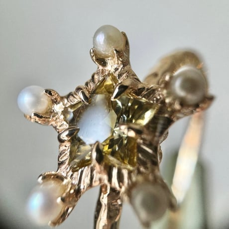 brightest star yellow zoisite ring
