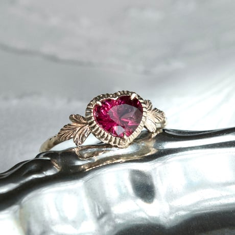admired heart ring -S-