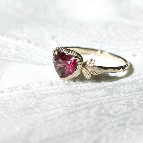 admired heart ring -S-