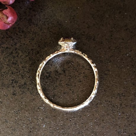 tiny twig tanzanite ring