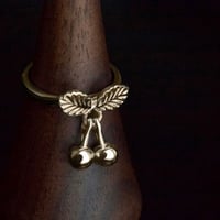 ［K10］cherry branch ring