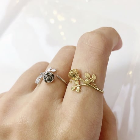 ［K10］one rose ring
