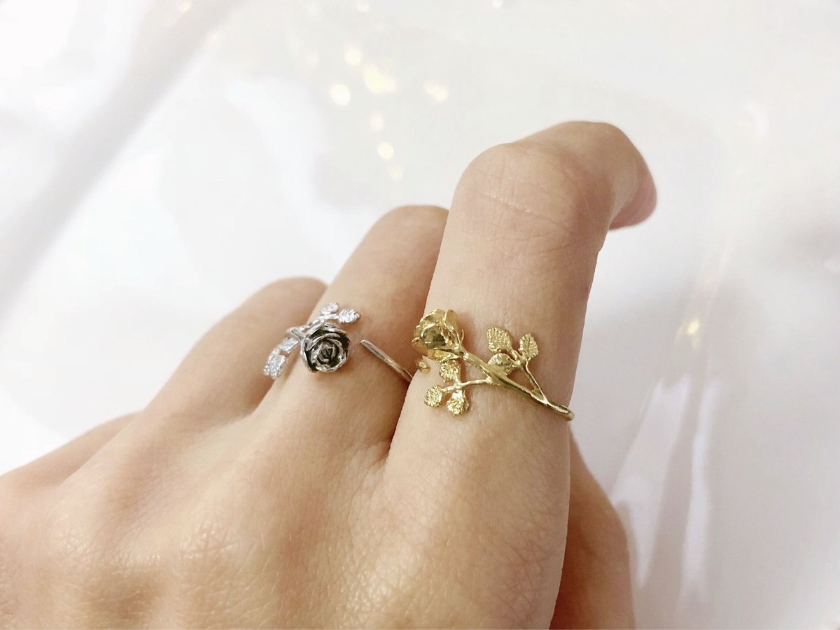 K18］one rose ring | gisele