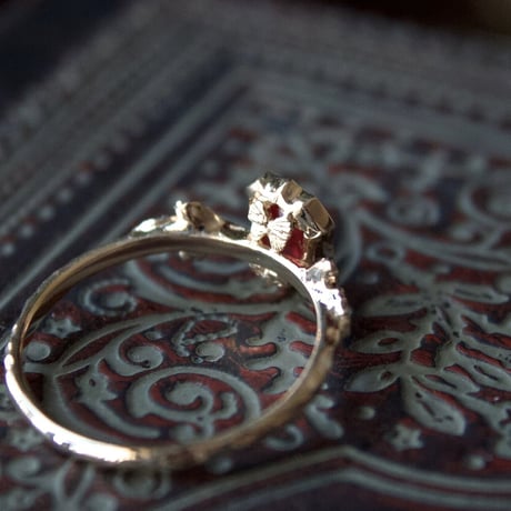 germinate rhodonite ring