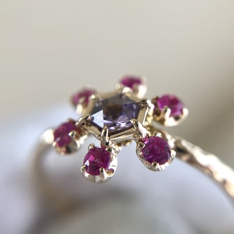 tiny twig spinel ring