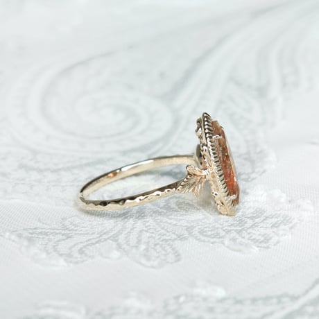 germinating sunstone ring