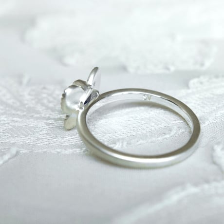 ［K10］butterfly gem ring