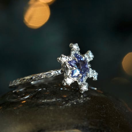 snow star tanzanite ring