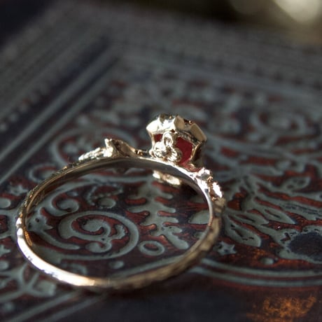 germinate rhodonite ring