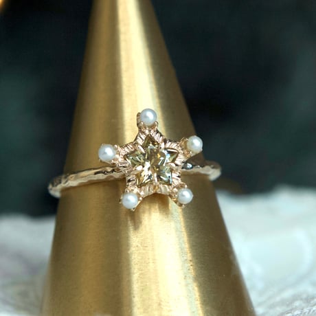 brightest star yellow zoisite ring