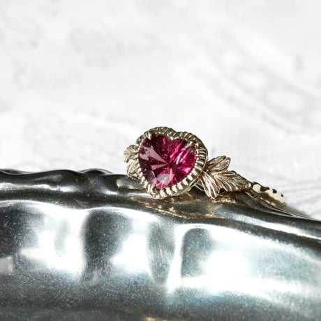 admired heart ring -S-