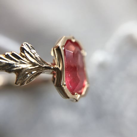 germinate rhodonite ring
