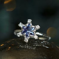 snow star tanzanite ring
