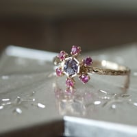 tiny twig spinel ring