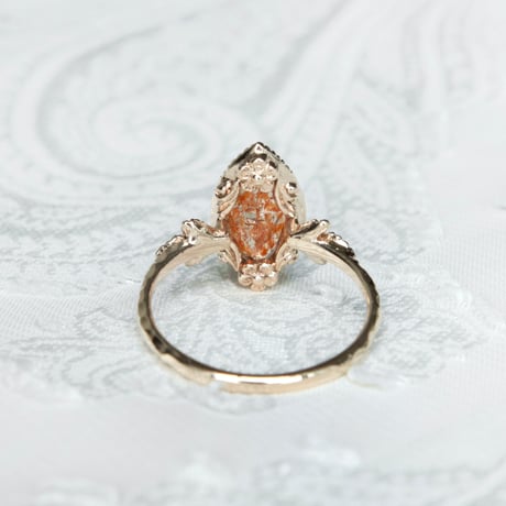 germinating sunstone ring