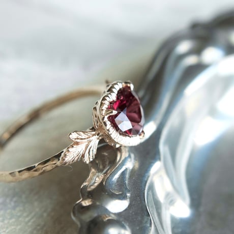 admired heart ring -S-