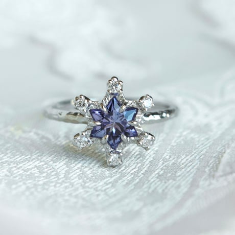 snow star tanzanite ring