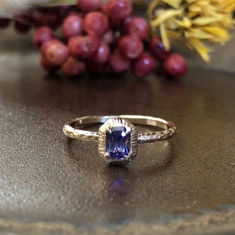 tiny twig tanzanite ring
