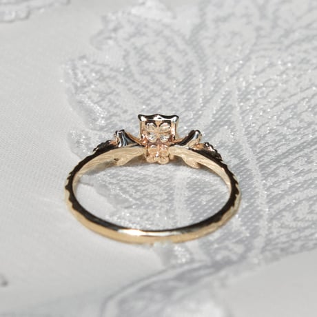germinate pink sapphire ring -lilac-
