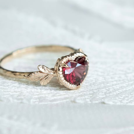 admired heart ring -S-