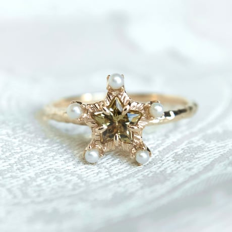 brightest star yellow zoisite ring