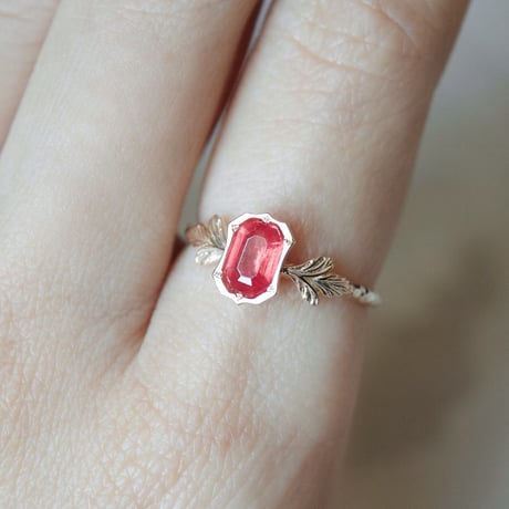germinate rhodonite ring